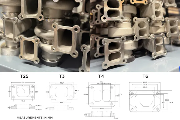 Turbo Inlet Flange Size