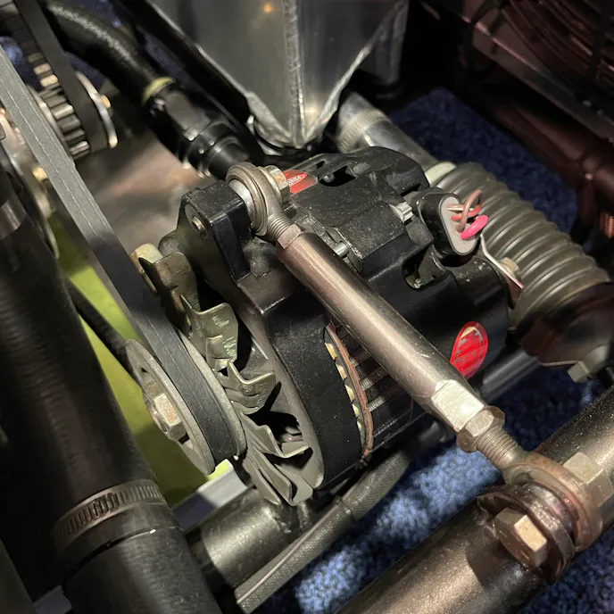 Powermaster Performance reverse mount alternator