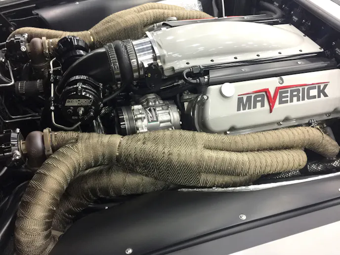 DEI exhaust header wrap. Heat management.